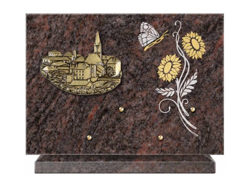 Plaque Granit Rectangle recueil