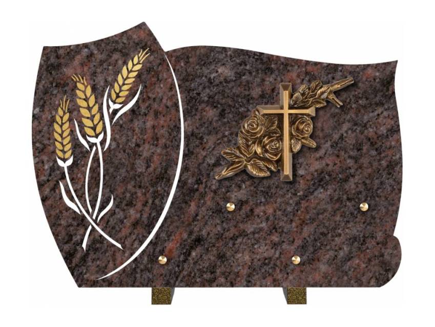 Peteloria funeral plaque