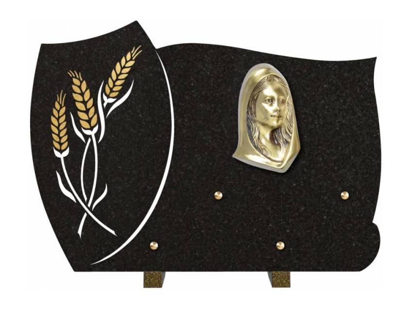 Peteloria funeral plaque