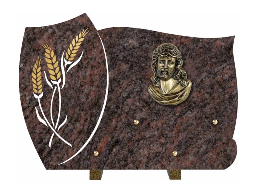 Peteloria funeral plaque