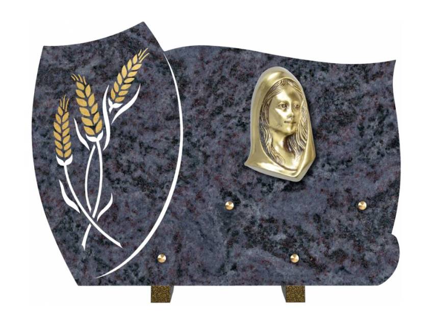 Peteloria funeral plaque