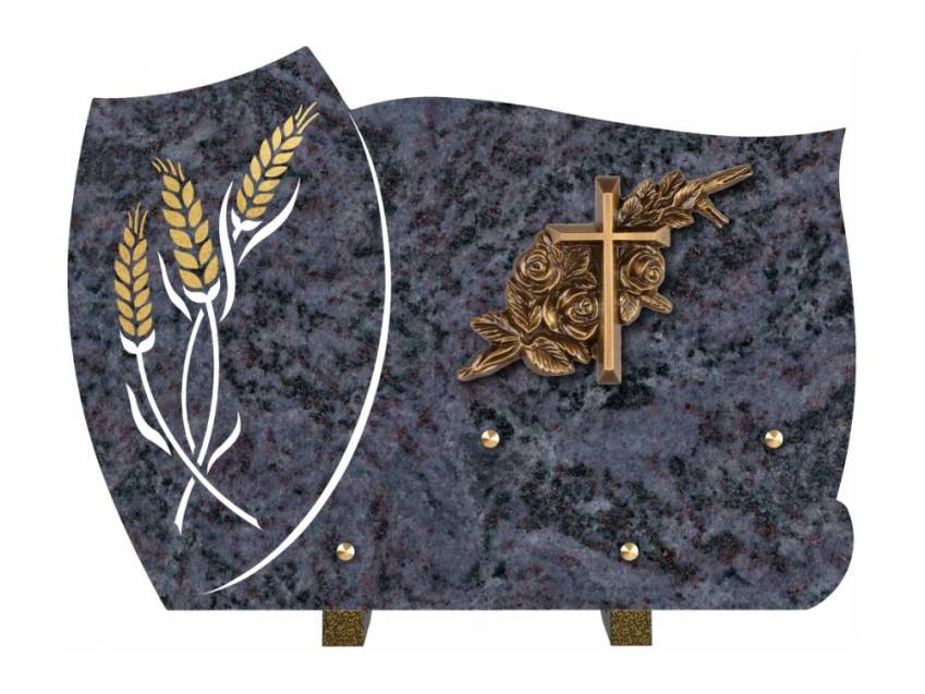 Peteloria funeral plaque