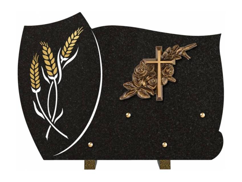 Peteloria funeral plaque