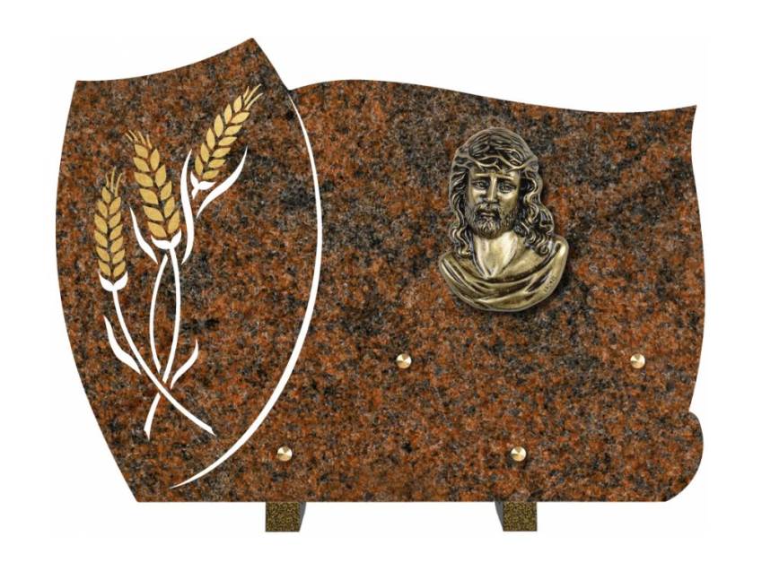 Peteloria funeral plaque