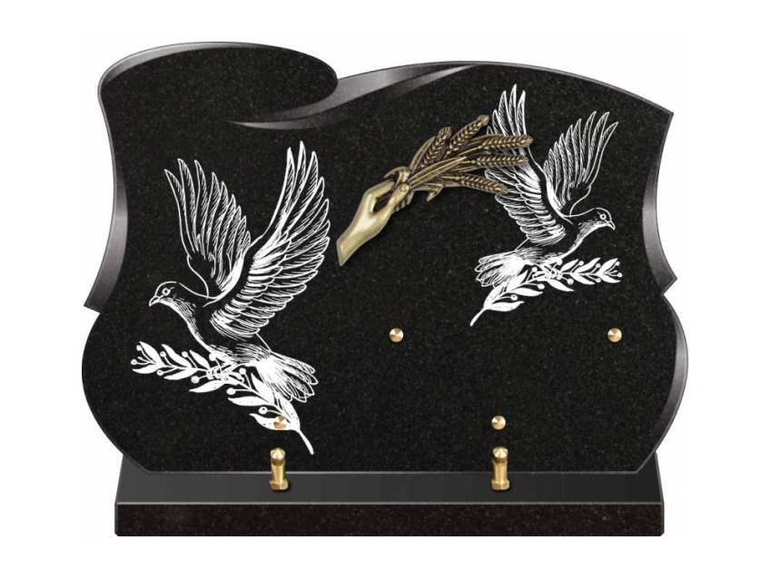 Plaque mortuaire veloria
