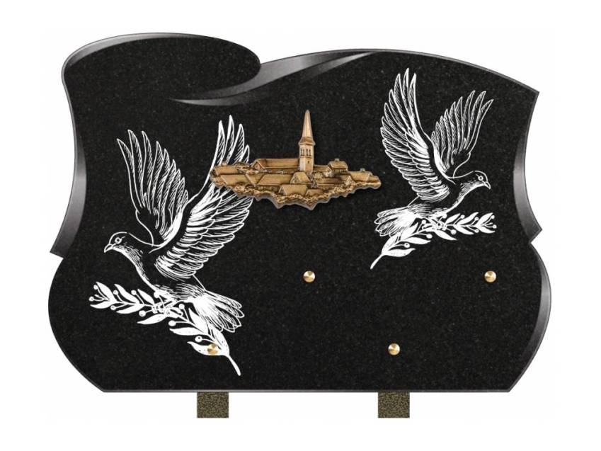 Plaque mortuaire veloria