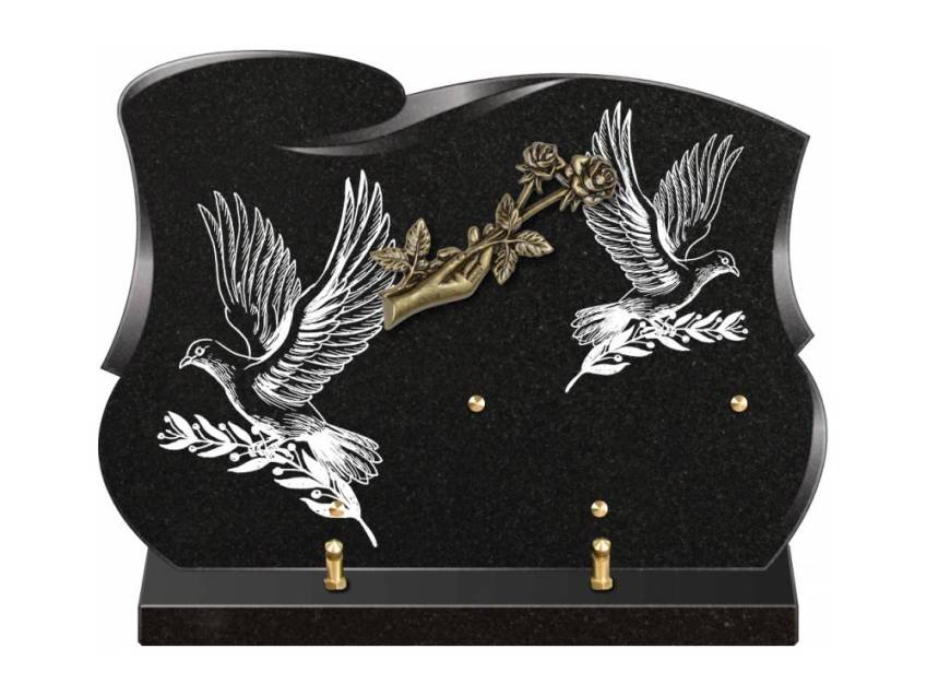 Plaque mortuaire veloria
