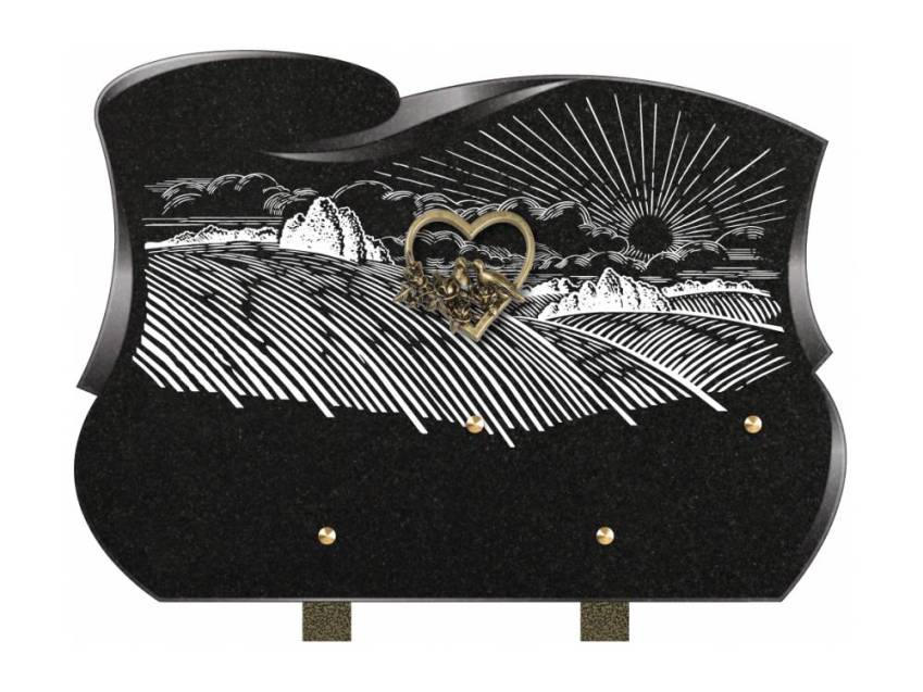 Plaque mortuaire veloria