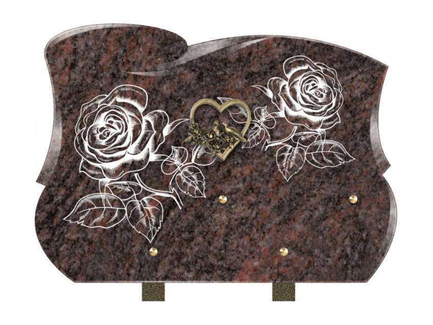 Plaque mortuaire veloria