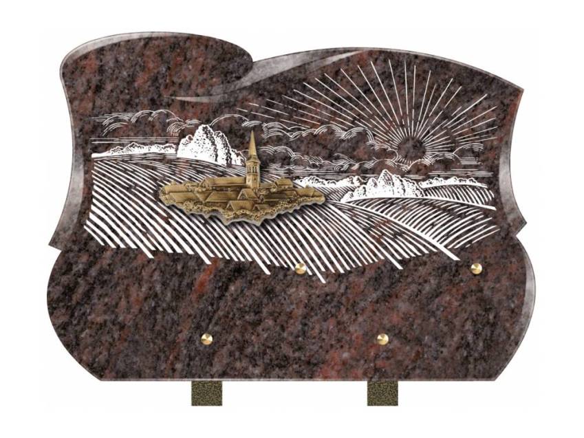Plaque mortuaire veloria