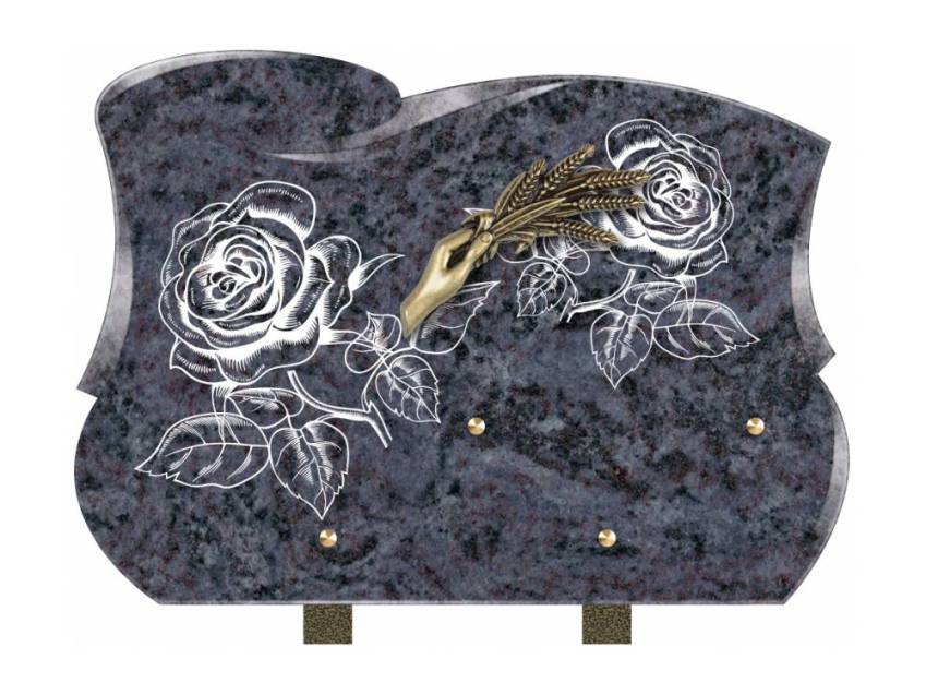 Plaque mortuaire veloria