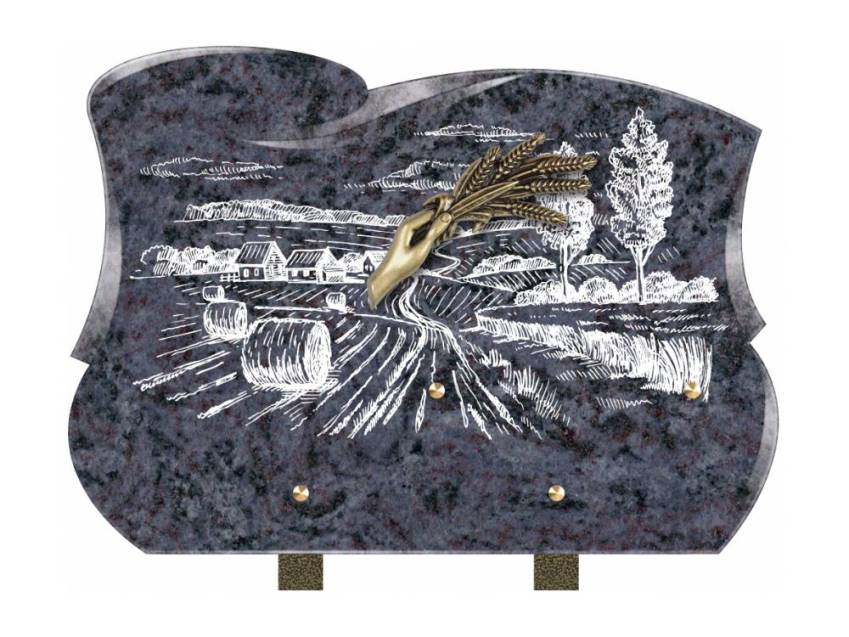 Plaque mortuaire veloria