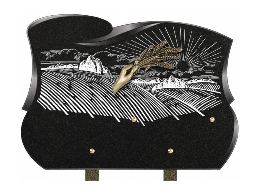 Plaque mortuaire veloria