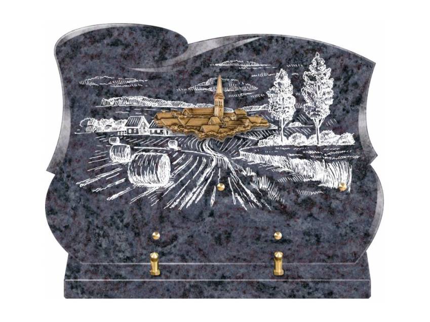 Plaque mortuaire veloria