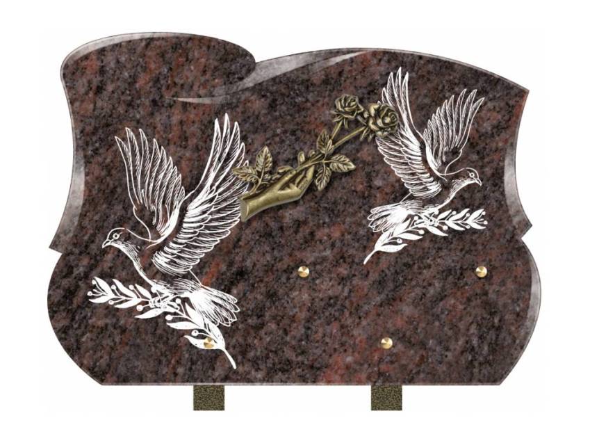 Plaque mortuaire veloria