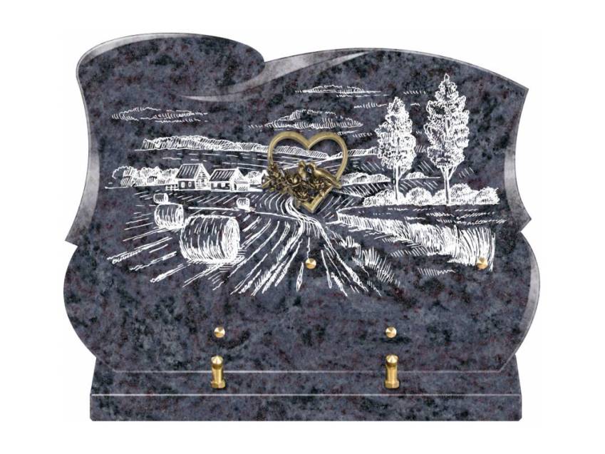 Plaque mortuaire veloria