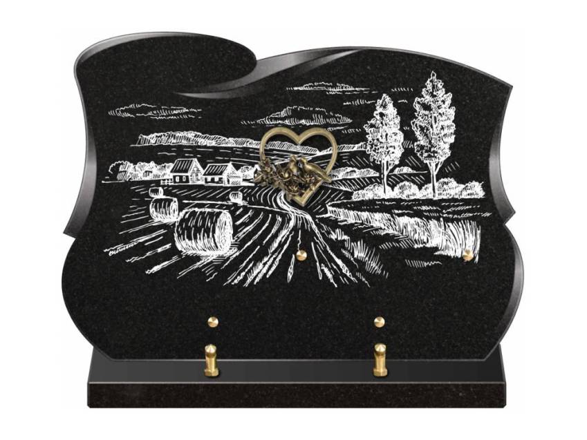 Plaque mortuaire veloria