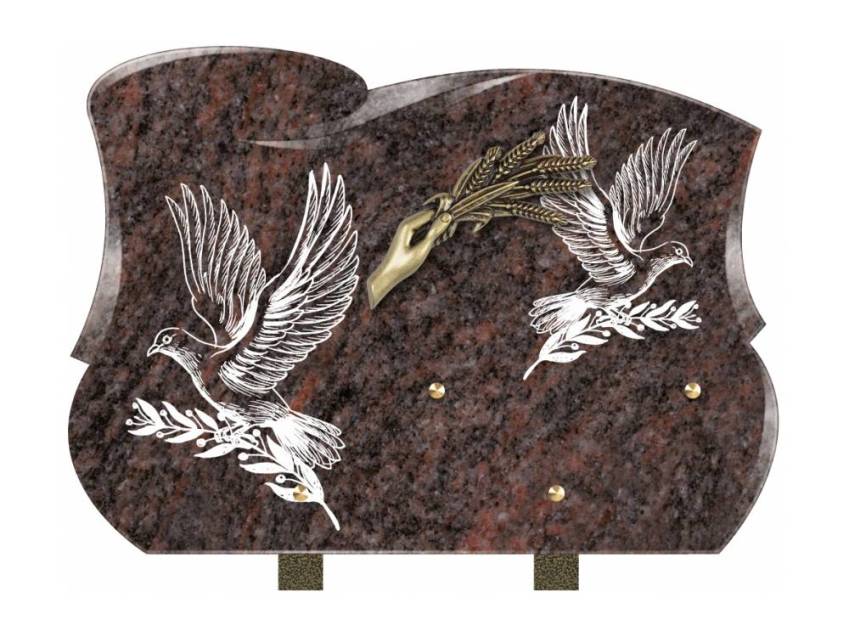 Plaque mortuaire veloria