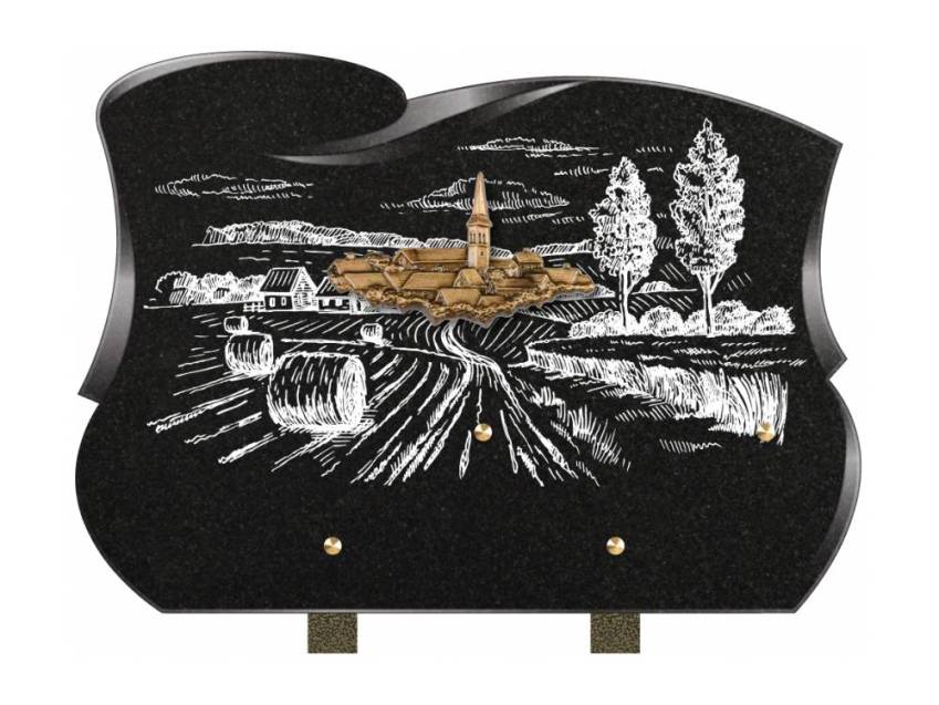 Plaque mortuaire veloria