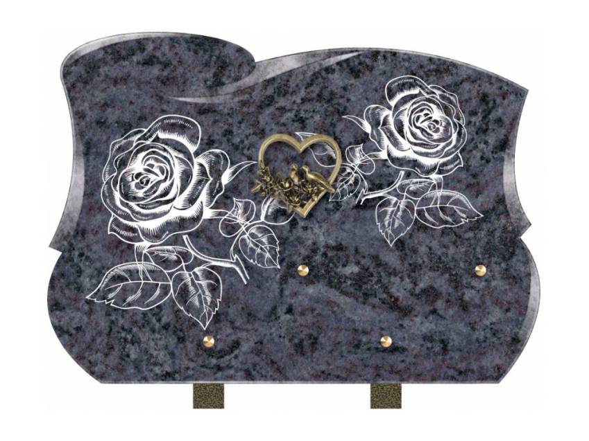 Plaque mortuaire veloria