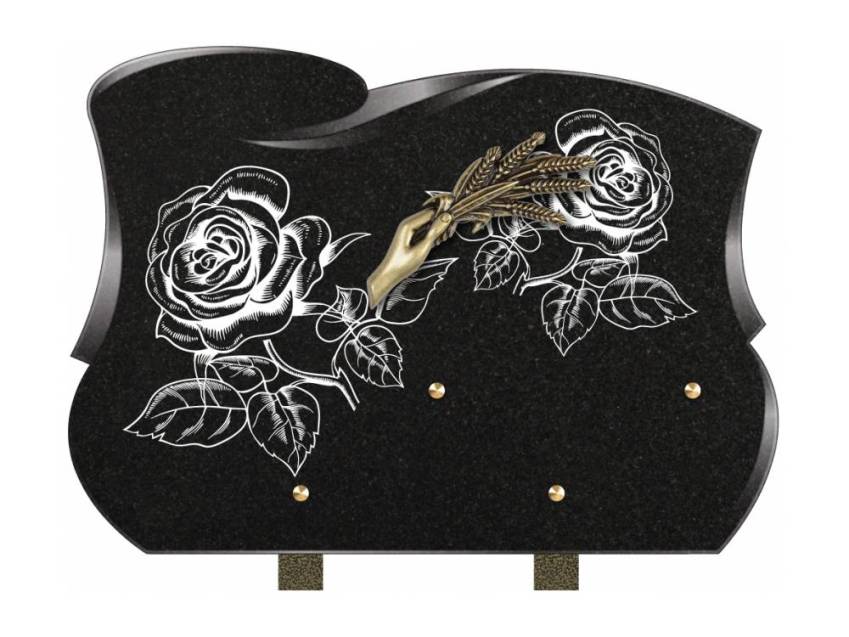 Plaque mortuaire veloria