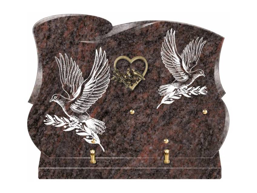 Plaque mortuaire veloria