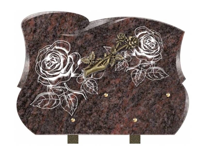 Plaque mortuaire veloria