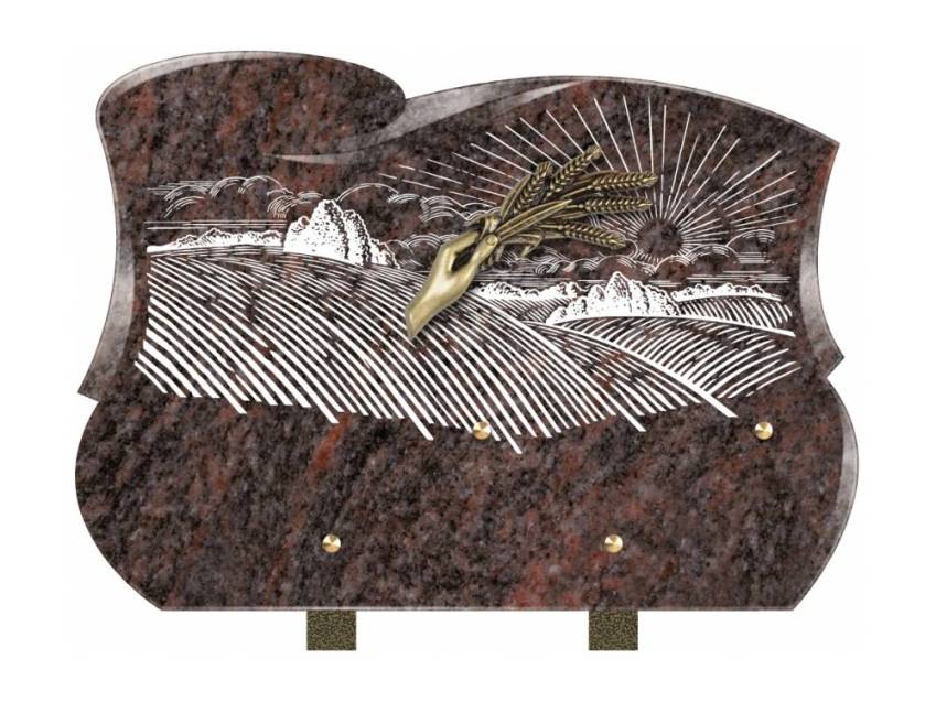 Plaque mortuaire veloria