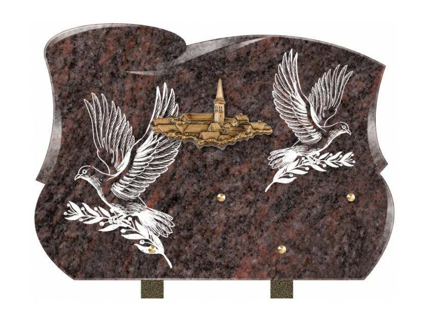 Plaque mortuaire veloria