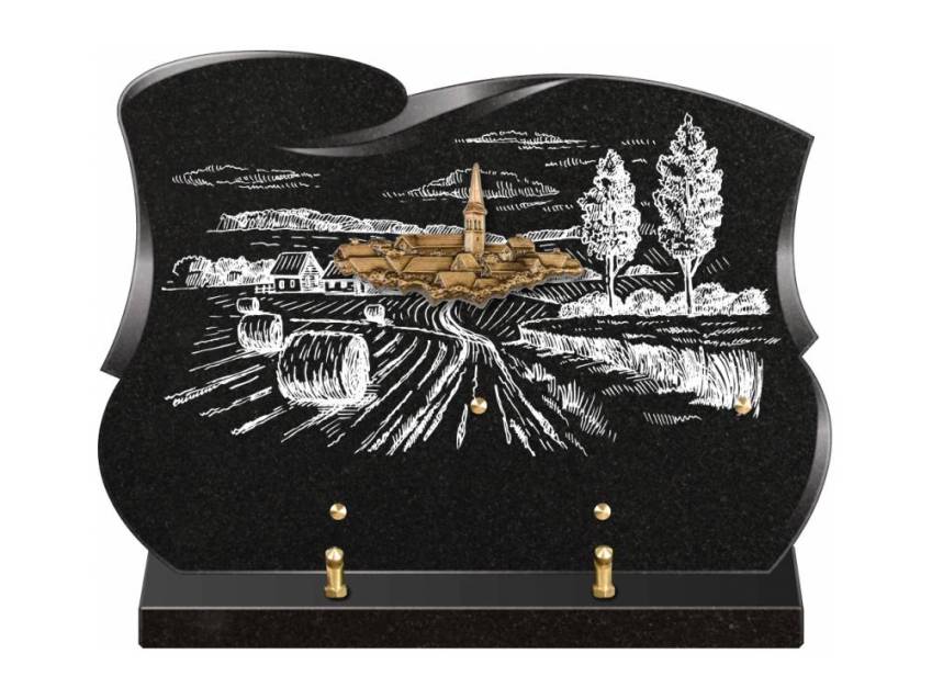 Plaque mortuaire veloria