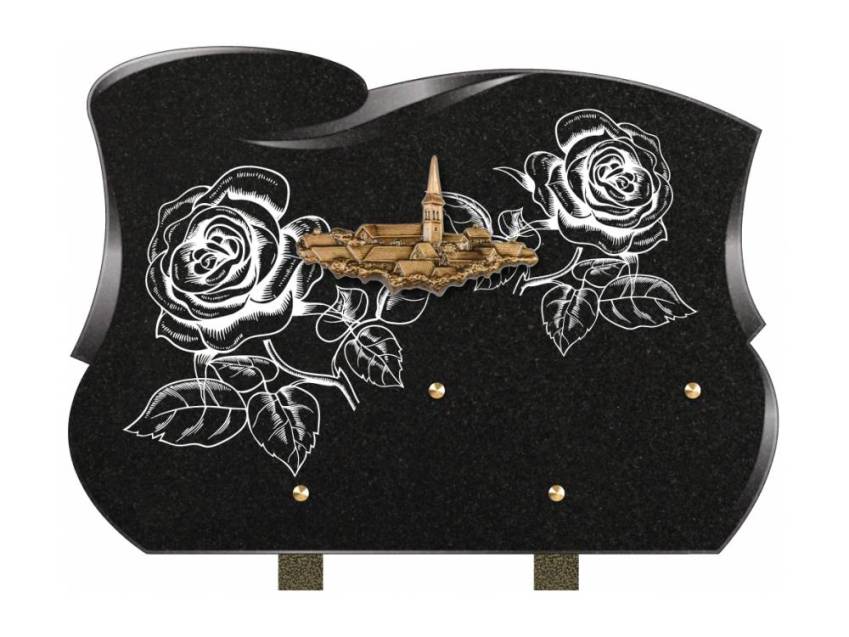 Plaque mortuaire veloria