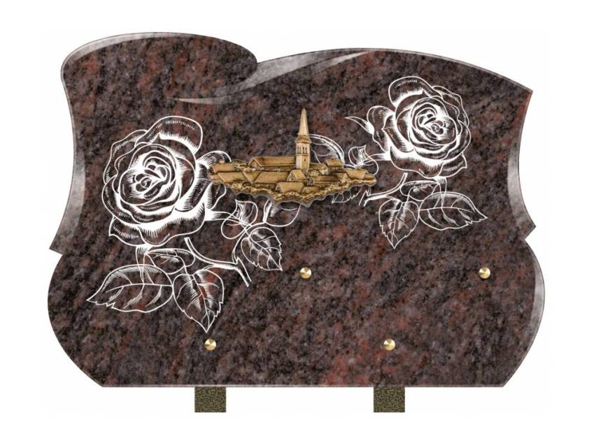 Plaque mortuaire veloria