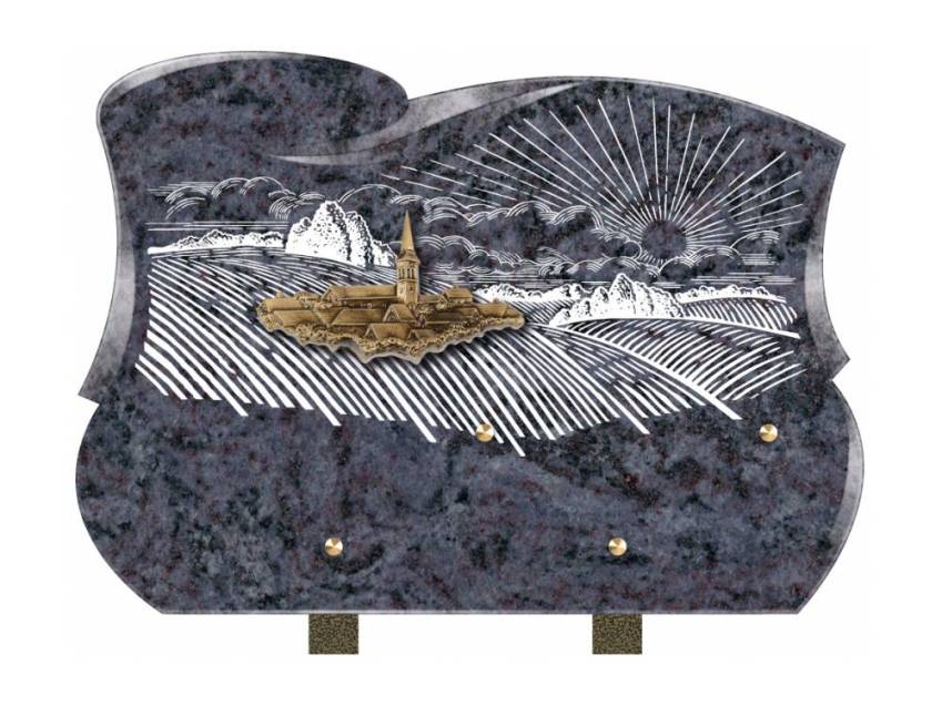 Plaque mortuaire veloria