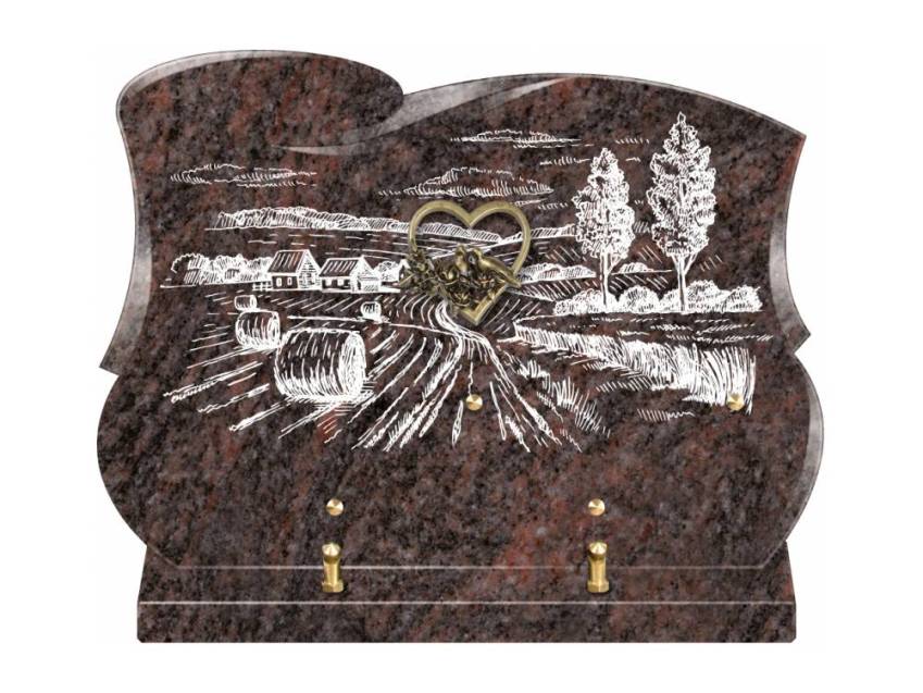 Plaque mortuaire veloria
