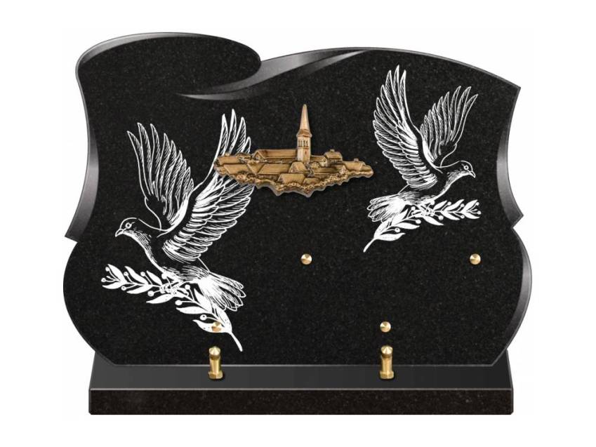 Plaque mortuaire veloria
