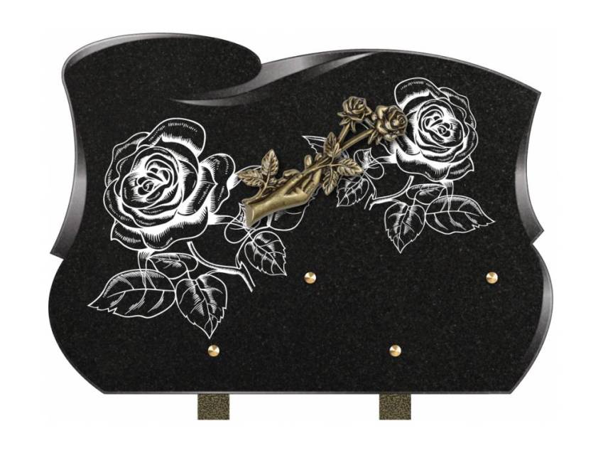 Plaque mortuaire veloria