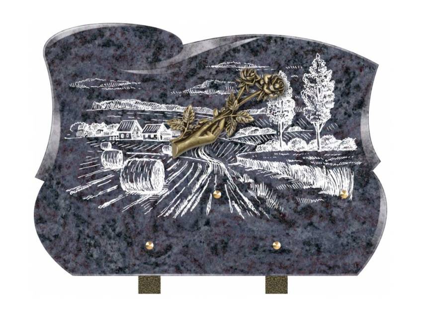 Plaque mortuaire veloria