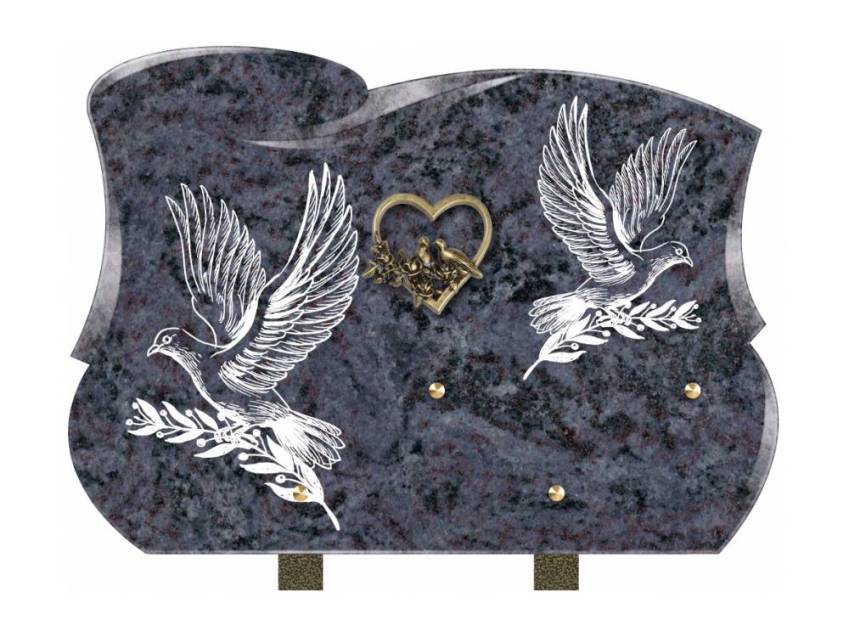 Plaque mortuaire veloria