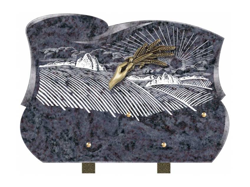 Plaque mortuaire veloria