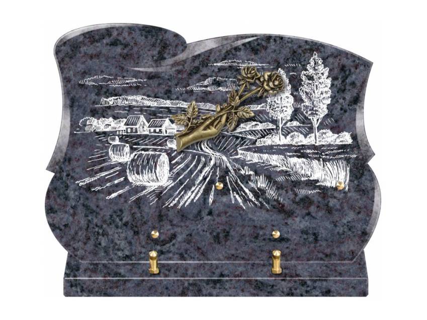 Plaque mortuaire veloria