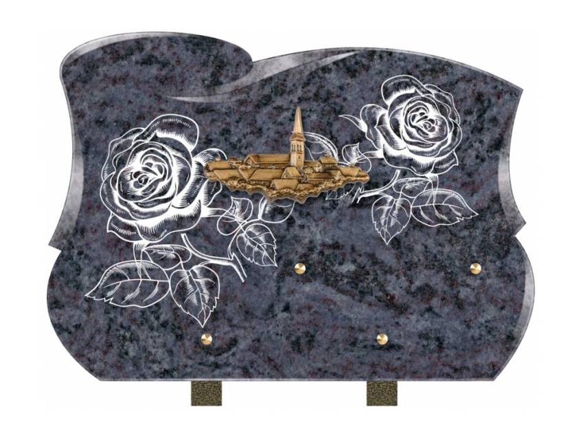 Plaque mortuaire veloria