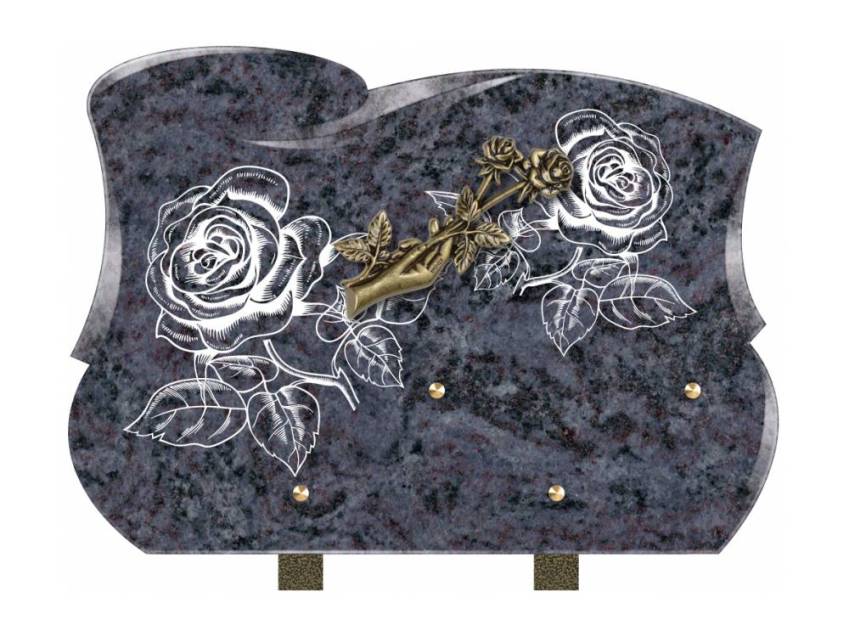 Plaque mortuaire veloria