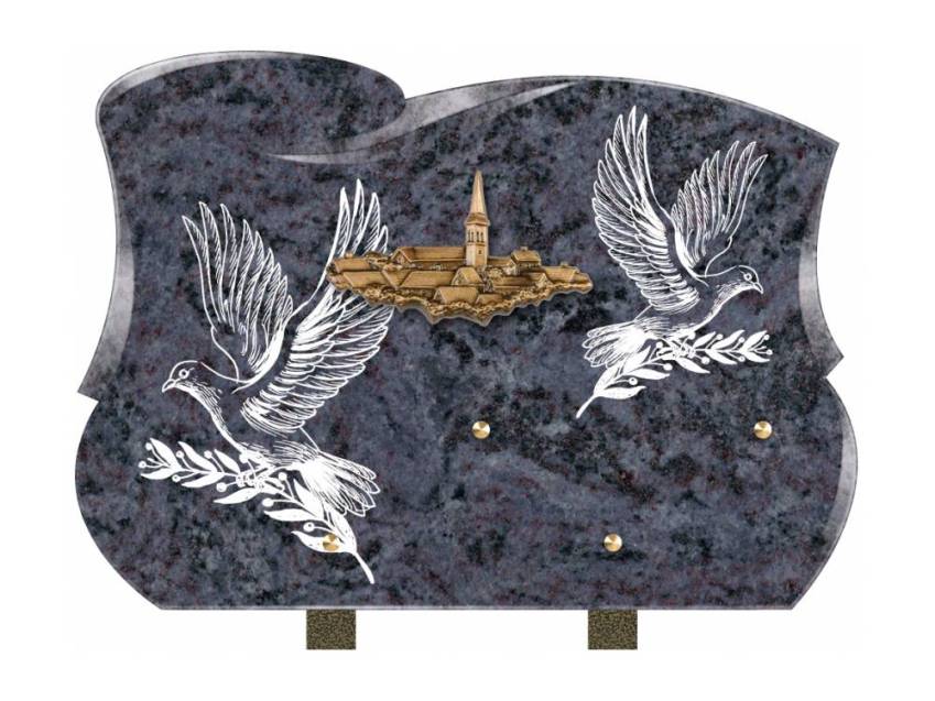 Plaque mortuaire veloria