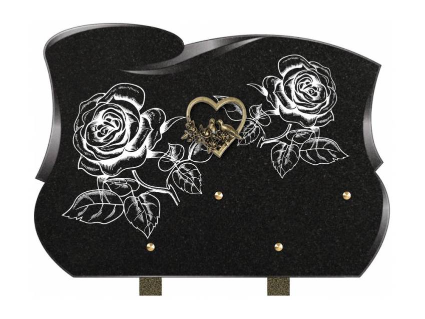 Plaque mortuaire veloria