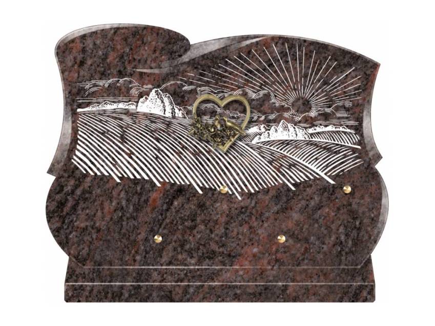 Plaque mortuaire veloria