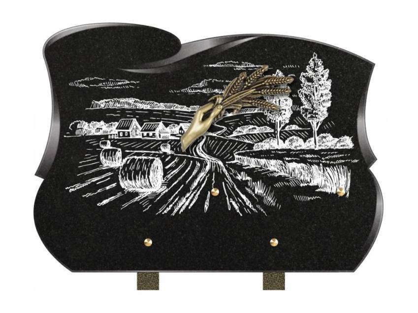 Plaque mortuaire veloria