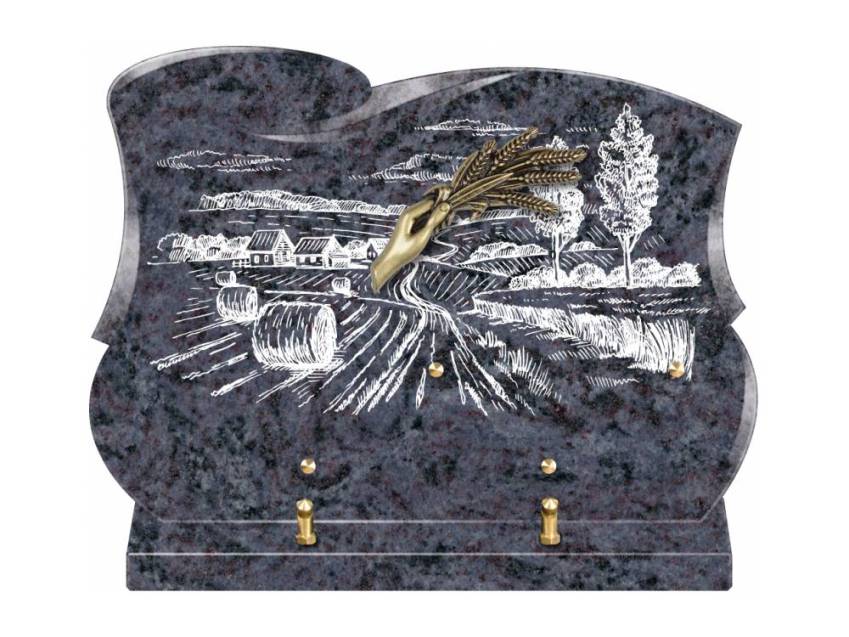 Plaque mortuaire veloria