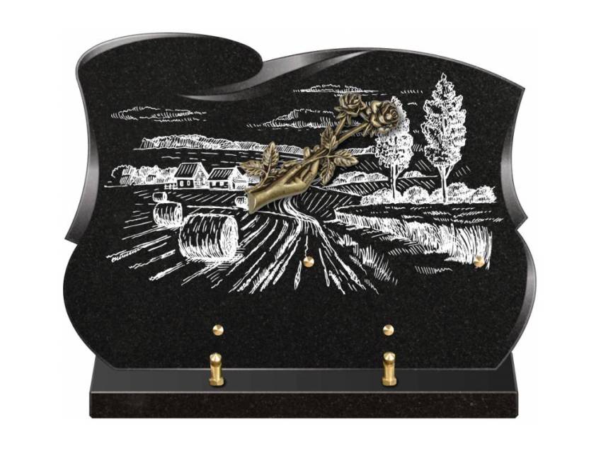 Plaque mortuaire veloria