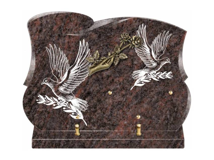 Plaque mortuaire veloria