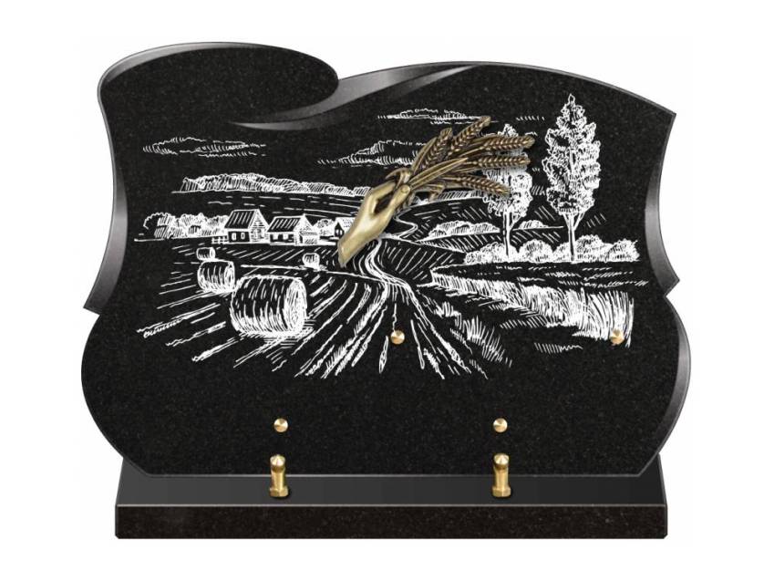 Plaque mortuaire veloria